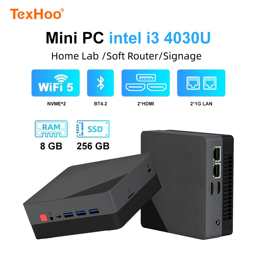 Memory Card Ssd - Texhoo MINI PC, процессор Intel Core