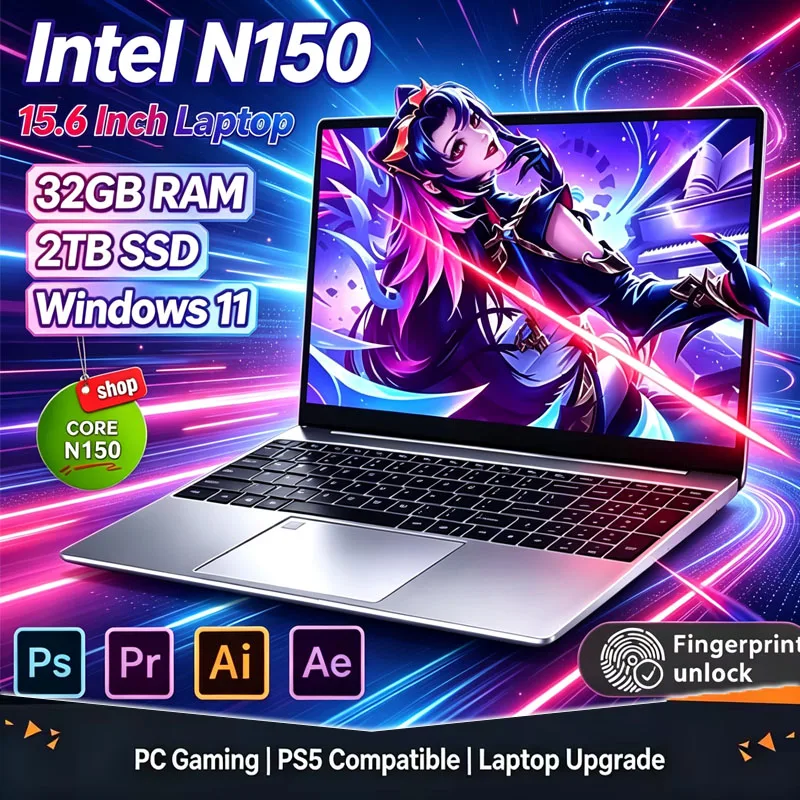 Ssd 1Tb - Новый ноутбук 2026 года, 15,6 дюймов,