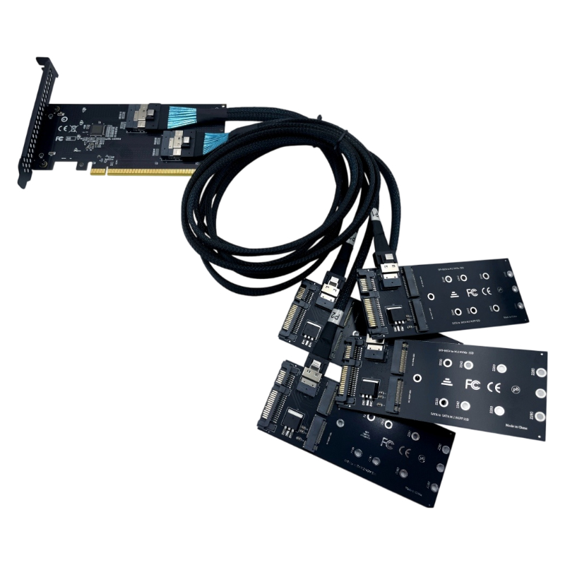Memory Card Ssd - НОВАЯ карта-адаптер PCIe X16 SFF‑8654 SlimSAS