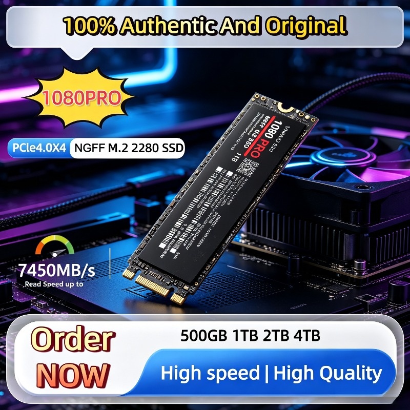 Ssd 500Gb - 100% оригинальный SSD 1080PRO PCIe 4.0