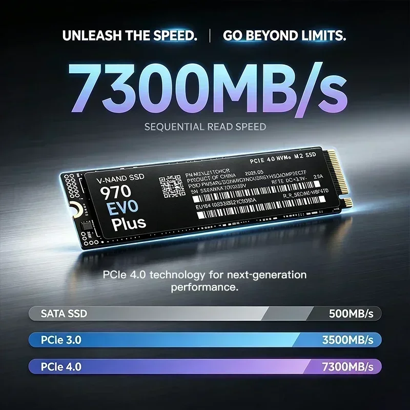970 EVO Plus 7300 МБ/с 1 ТБ 2  – обзор и цена Samsung Ssd
